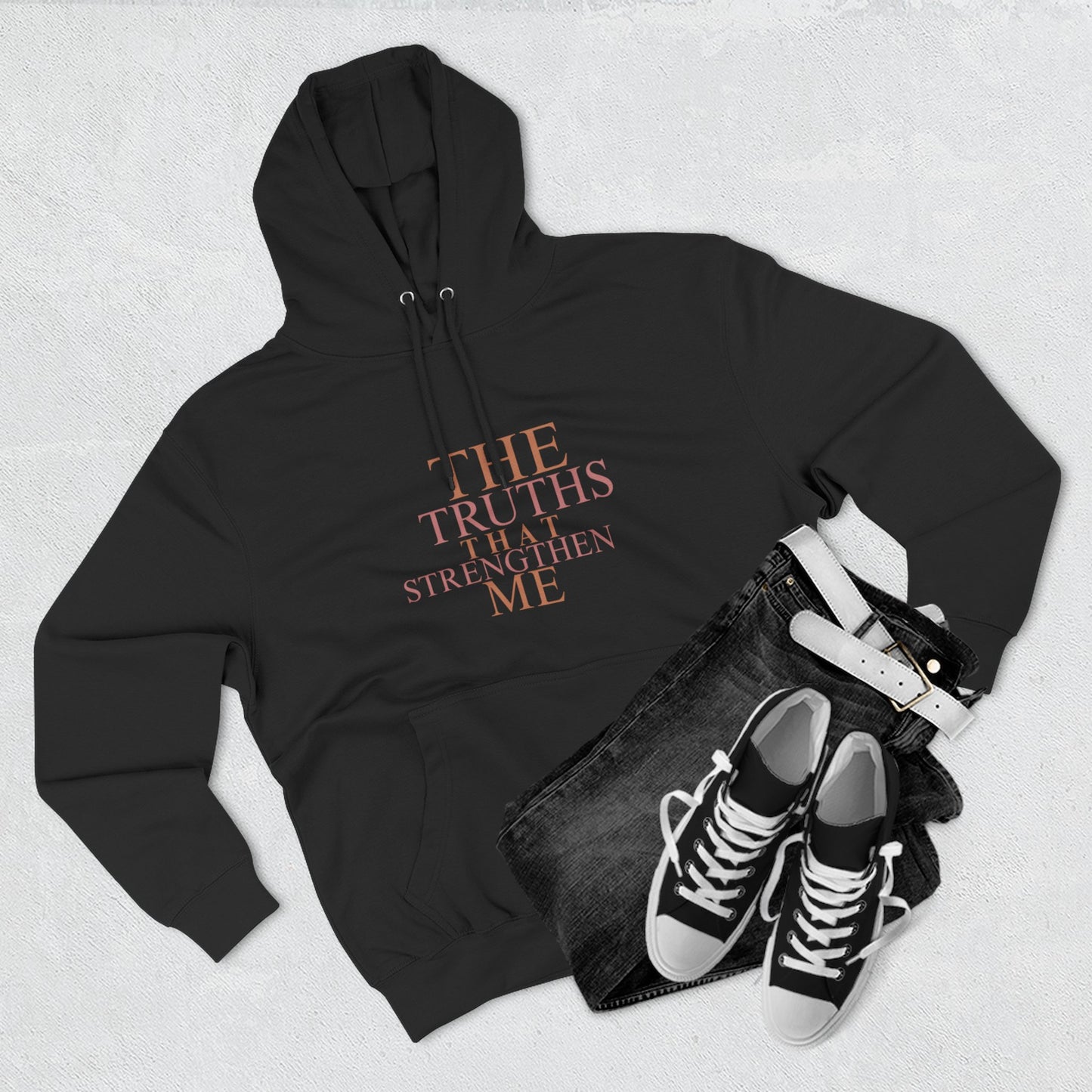 The Truth Three-Panel Fleece Hoodie