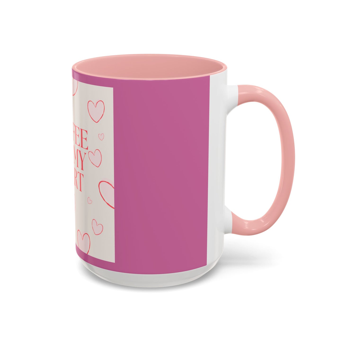 Coffee Mug Lady's Coffee Has My Heart 11oz