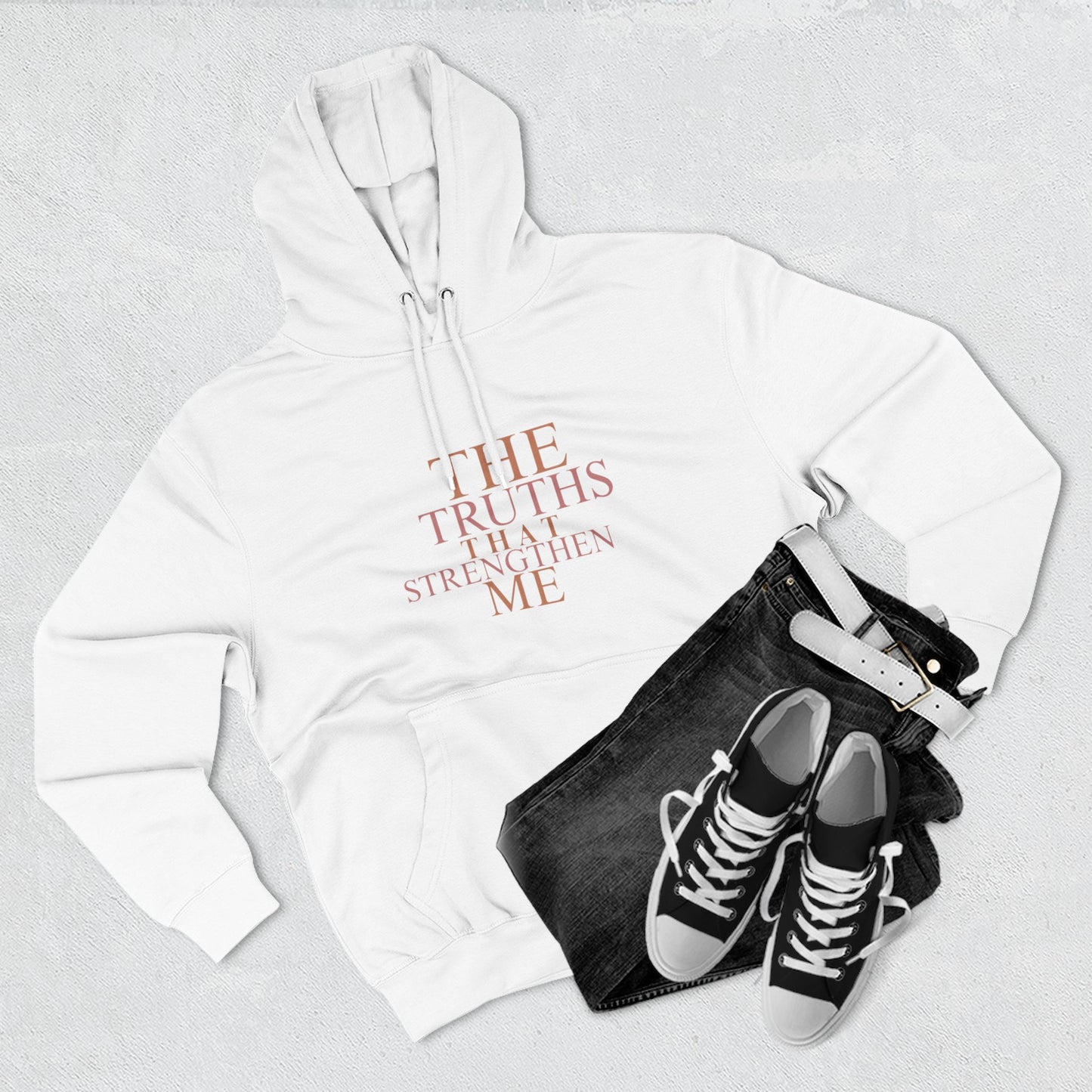 The Truth Three-Panel Fleece Hoodie