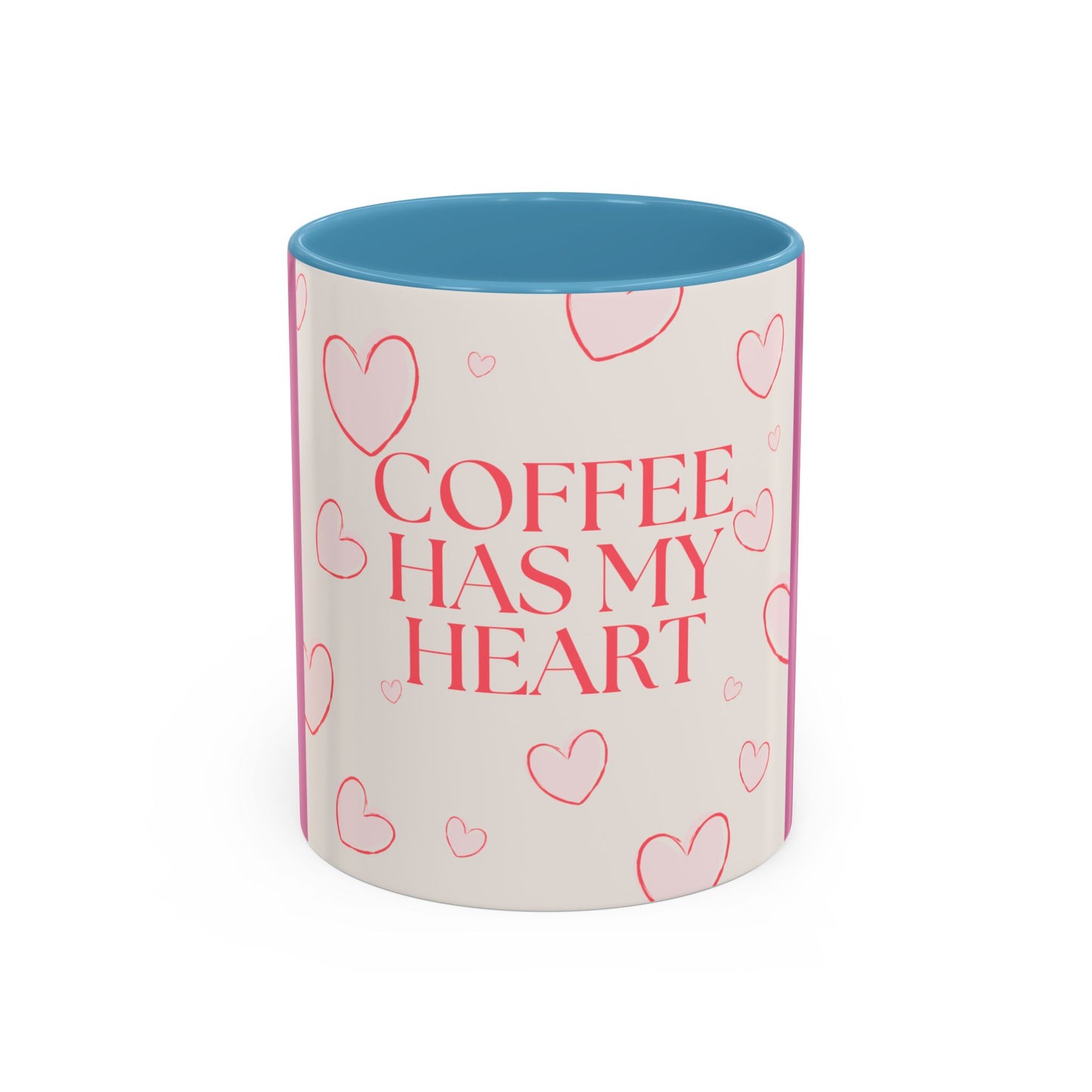 Coffee Mug Lady's Coffee Has My Heart 11oz