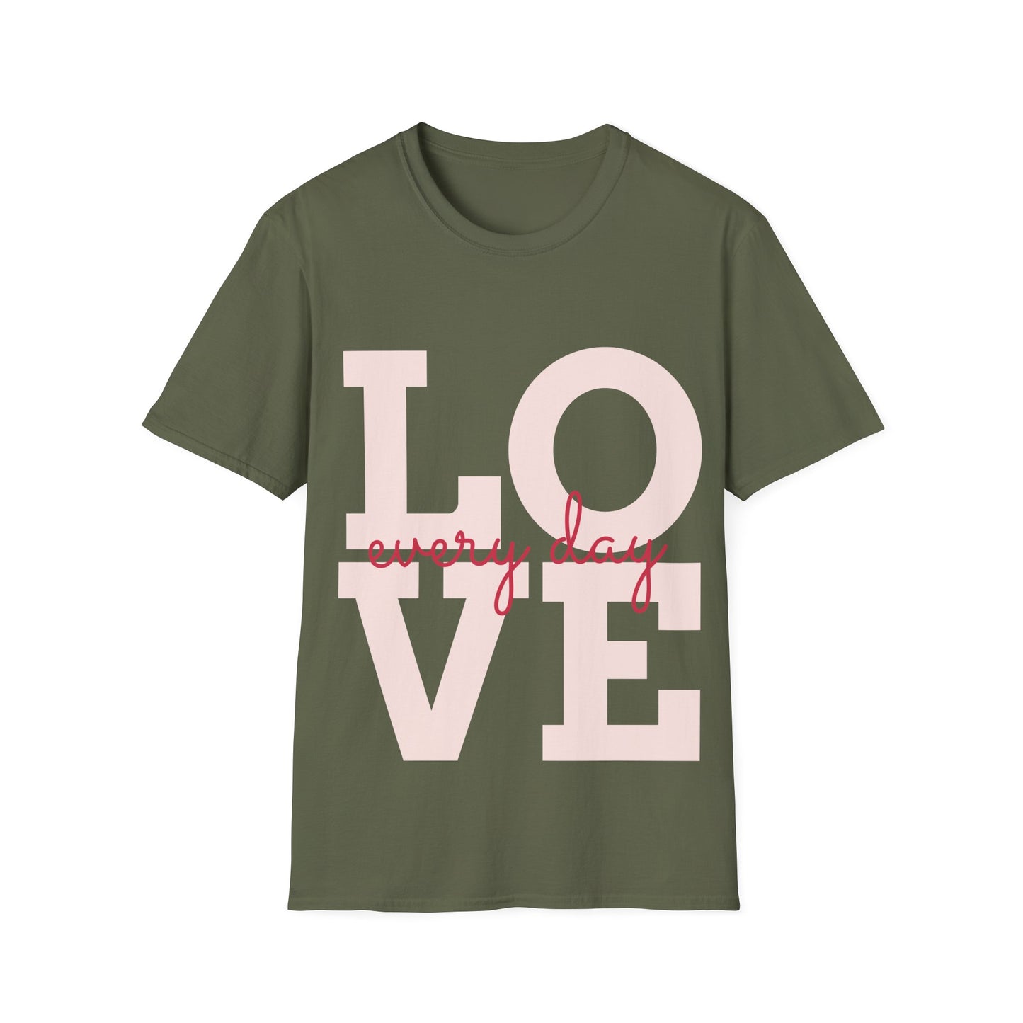 Copy of Love Every Day Woman's  Soft Style T-Shirt