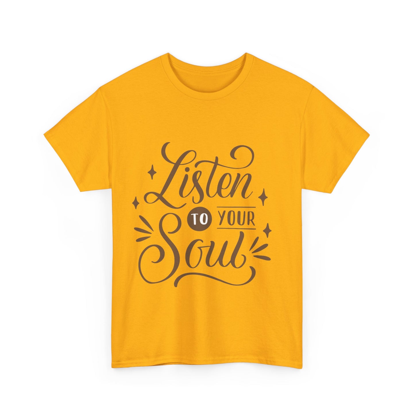 Listen To Your Soul Unisex Heavy Cotton Tee