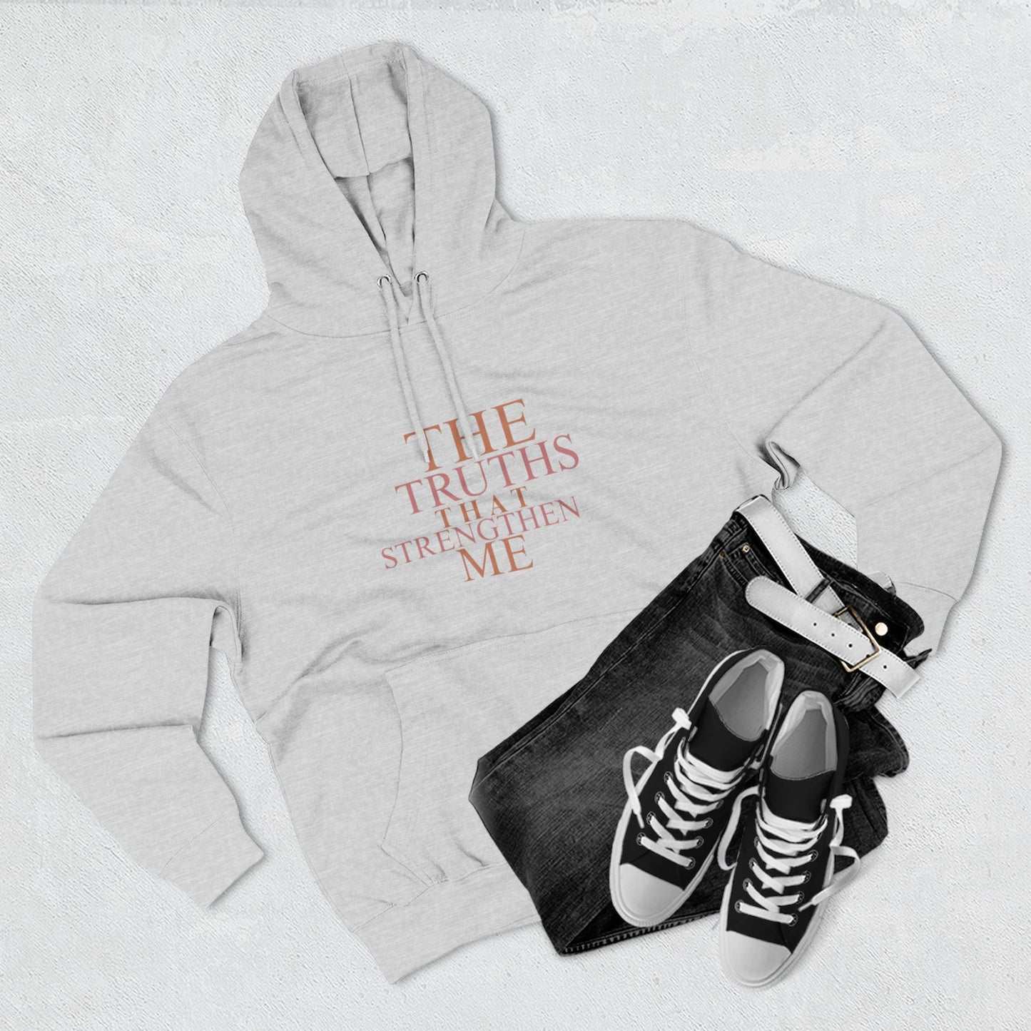The Truth Three-Panel Fleece Hoodie