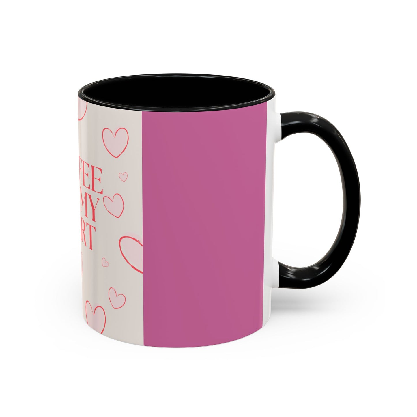 Coffee Mug Lady's Coffee Has My Heart 11oz