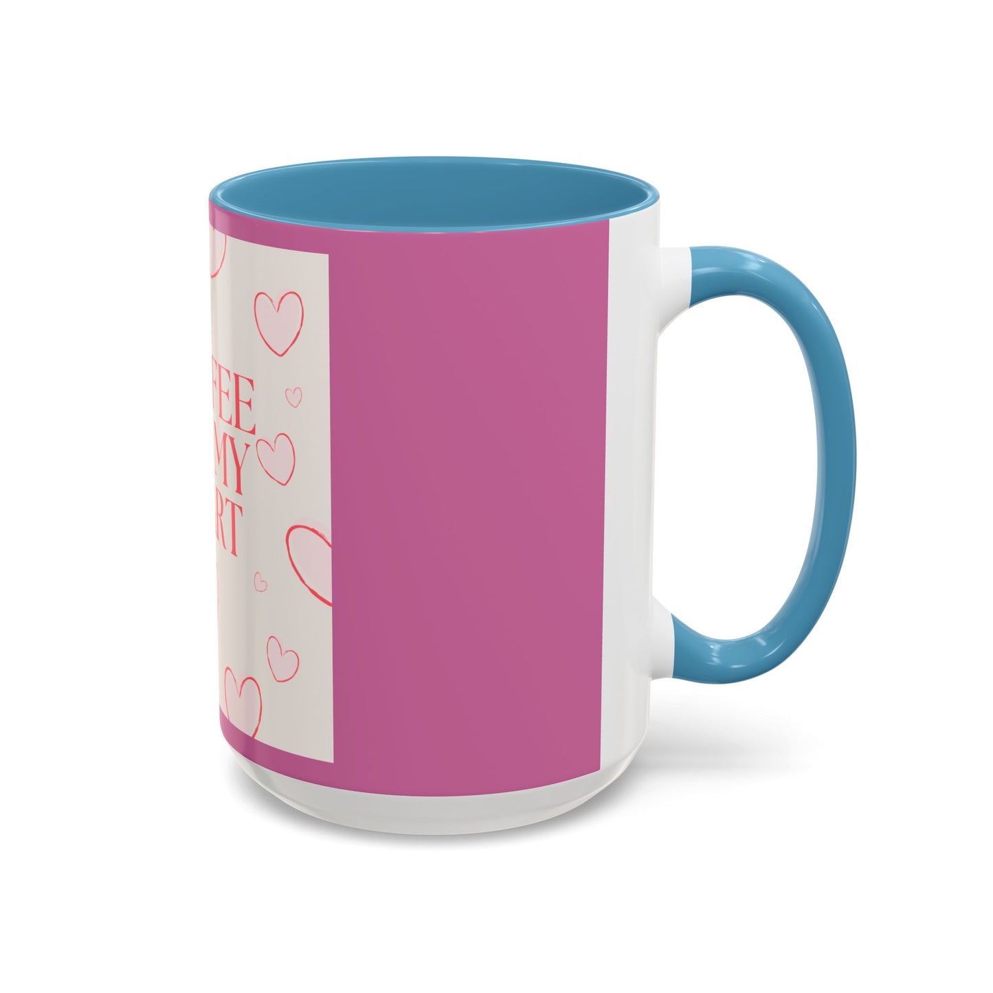 Coffee Mug Lady's Coffee Has My Heart 11oz