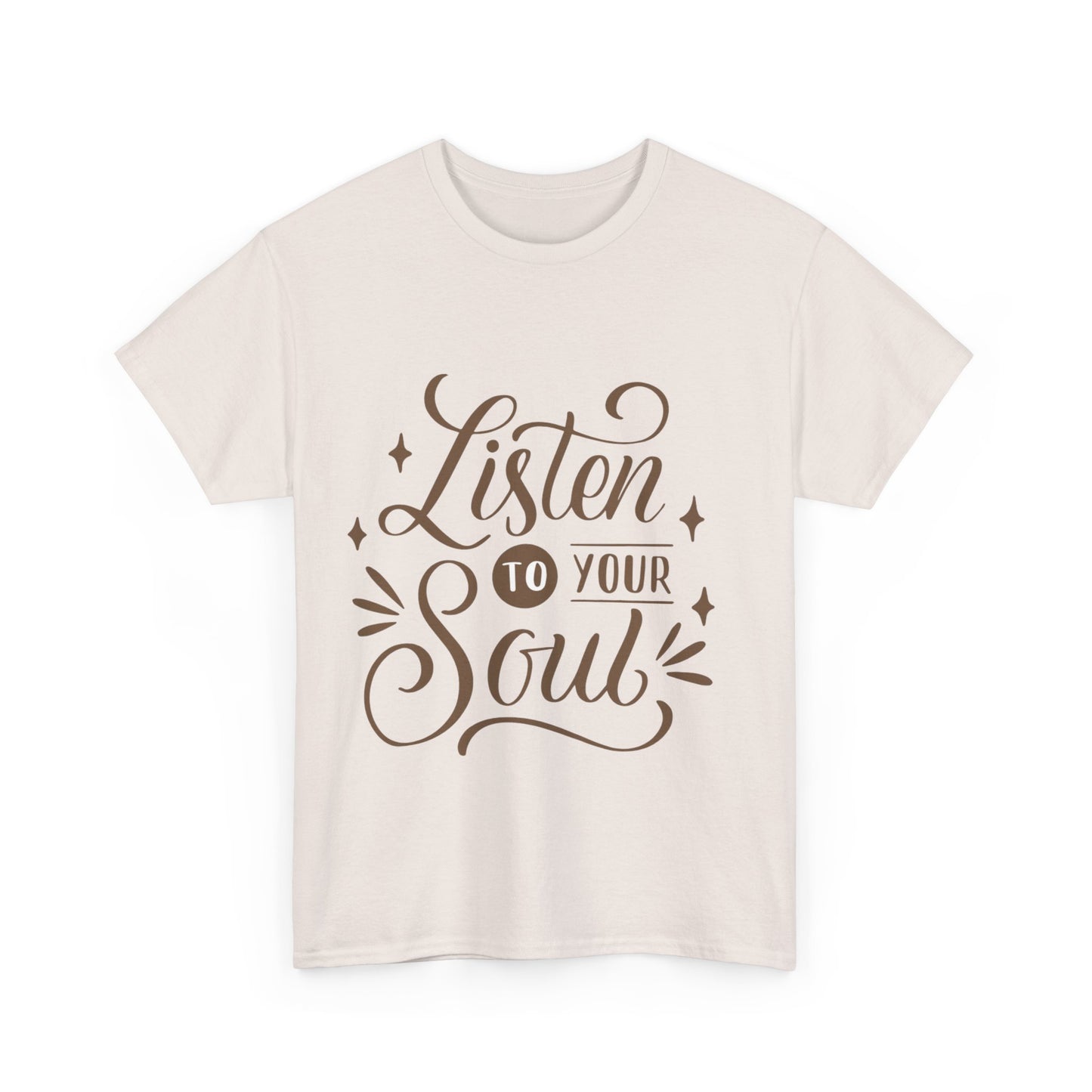 Listen To Your Soul Unisex Heavy Cotton Tee